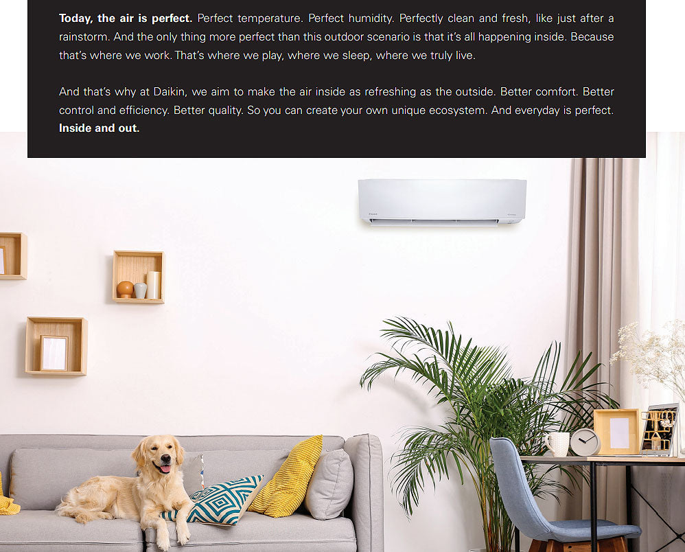 Daikin Dual Zone 24,000 BTU 21 SEER2 Daikin MXM Series Wall Mounted Ductless Mini Split Heat Pump Air Conditioner System 9K + 18K - 230V | R32 | Wi-Fi Enabled