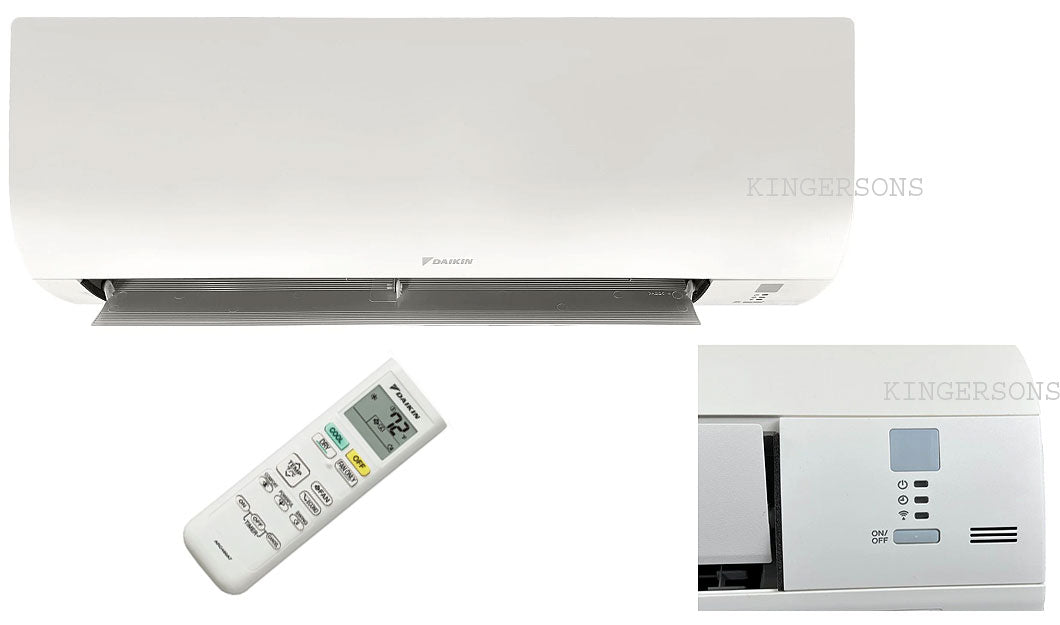 Daikin Dual Zone 24,000 BTU 21 SEER2 Daikin MXM Series Wall Mounted Ductless Mini Split Heat Pump Air Conditioner System 9K + 18K - 230V | R32 | Wi-Fi Enabled
